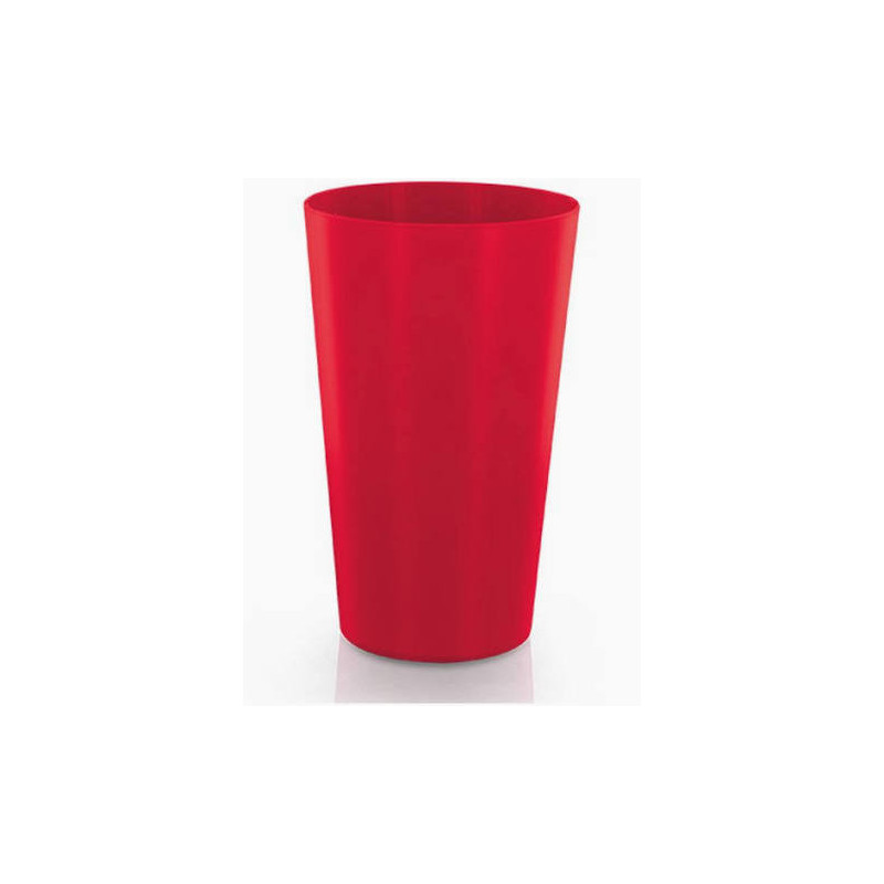 verre en plastique